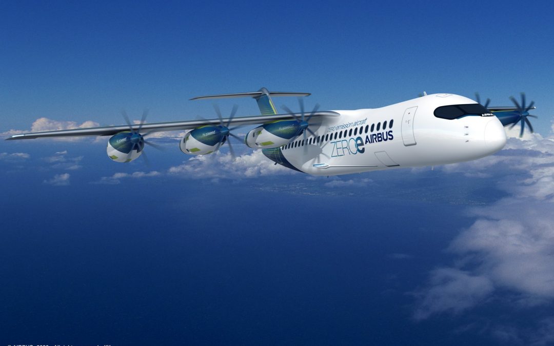 Airbus trabaja en tres conceptos de aviones comerciales de hidrógeno