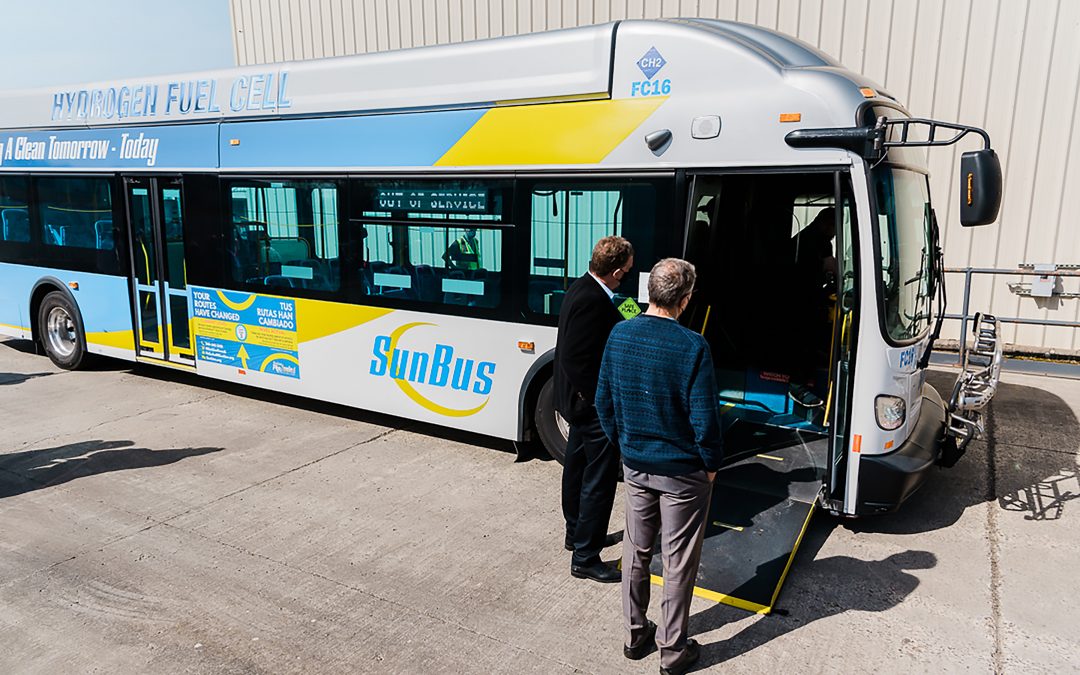Una ruta por el Estado de Washington muestra los beneficios de los autobuses de hidrógeno
