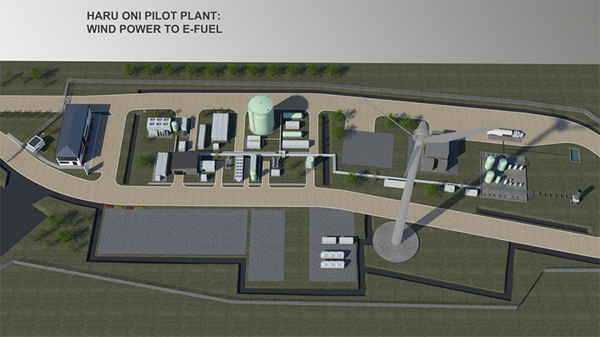 Proyecto de Haru Oni. Info: Siemens Energy.