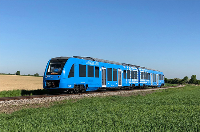 Tren de Alstom Coradia iLint de hidrógeno.