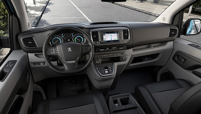 Interior del Peugeot e-Expert Hydrogen