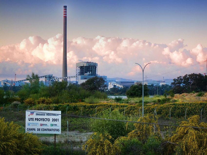 EDP proyecta convertir la antigua térmica de Los Barrios (Cádiz) en un centro de producción de hidrógeno verde