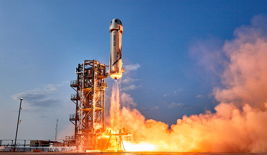El hidrógeno líquido lanza el ‘New Shepard’ de Jeff Bezos al espacio