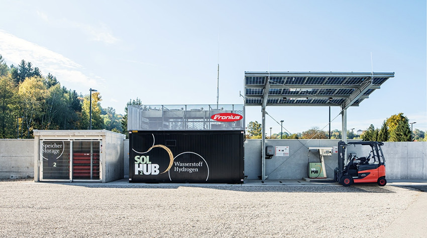 Fronius Solhub, una solución completa para la producción de hidrógeno verde local y abastecimiento de transporte público
