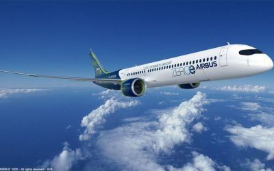 Airbus anuncia un programa de pruebas de estelas de combustión para un avión propulsado por hidrógeno y otro de combustión