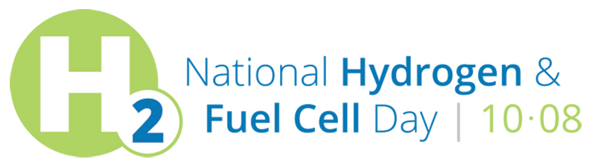 Logo del Día International del Hidrógeno. Cheric Parker.