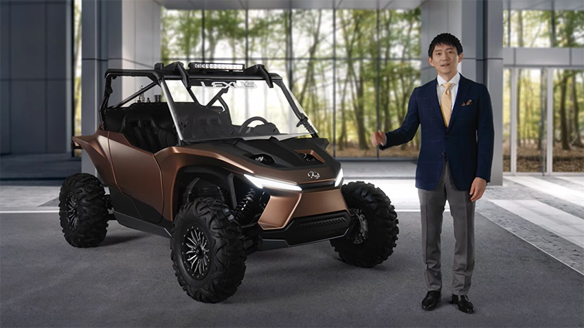 Lexus muestra su nuevo y espectacular concept: el Recreational Offhighway Vehicle (ROV)