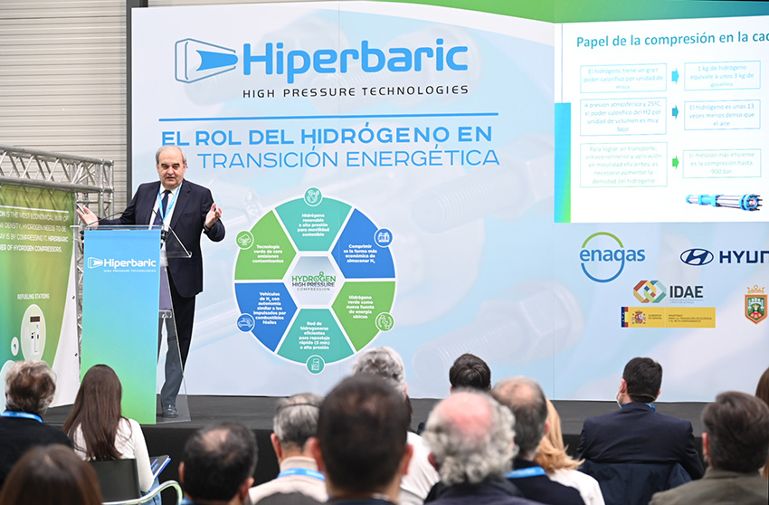 Hiperbaric y los primeros compresores españoles de hidrógeno renovable a alta presión para industria y movilidad
