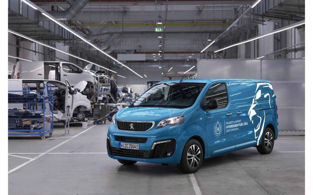eExpert Hydrogen, el primer vehículo de pila de combustible de hidrógeno de Peugeot