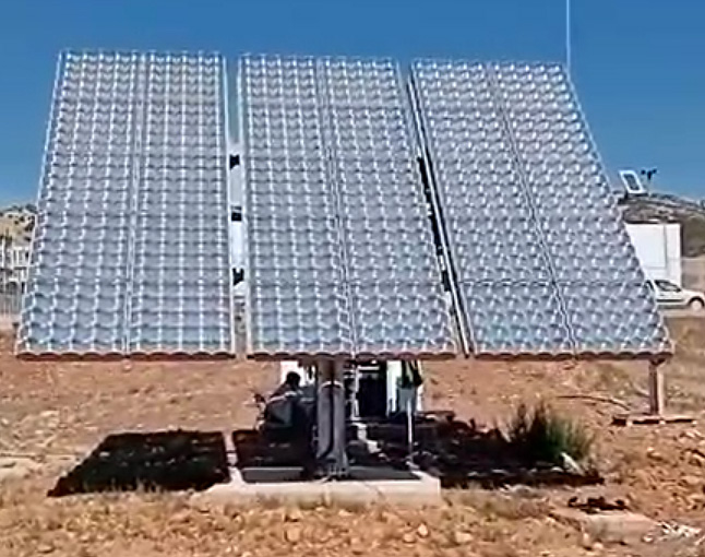 Concentrador solar de BSQ Solar. Proyecto CPV4H2