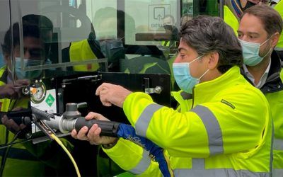 La Comunidad de Madrid pone en marcha el primer autobús de hidrógeno de la región
