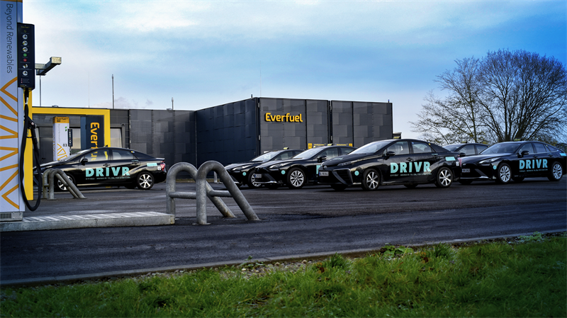 Toyota, Everfuel y DRIVR impulsan los taxis de hidrógeno en Copenhague