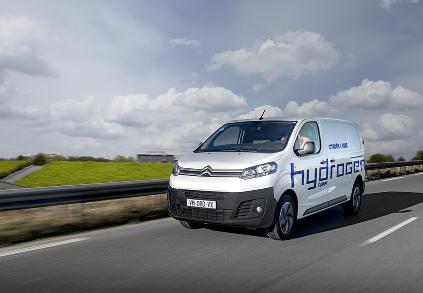 El Citroën ë-Jumpy Hydrogen responde eficazmente a las necesidades de empresas como Grupo SUEZ