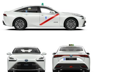 El Toyota Mirai, autorizado para prestar servicio de taxi en Madrid