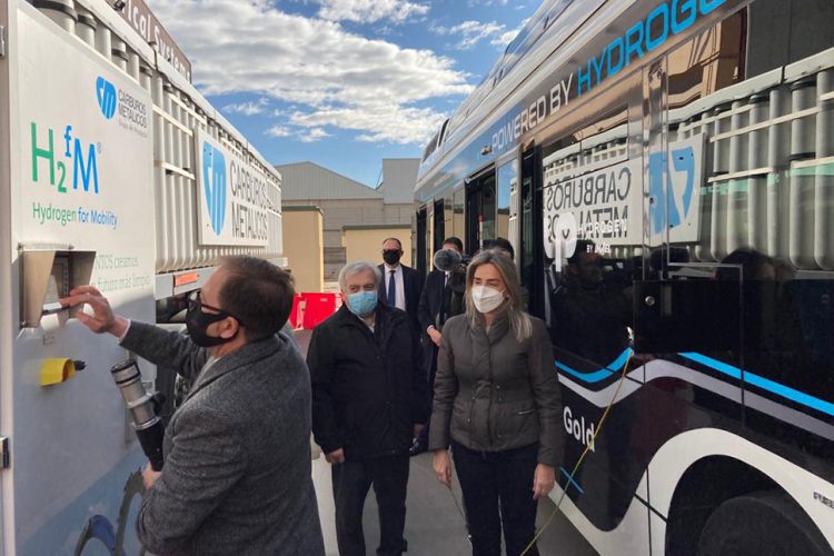 Toledo prueba un autobús de hidrógeno durante una semana