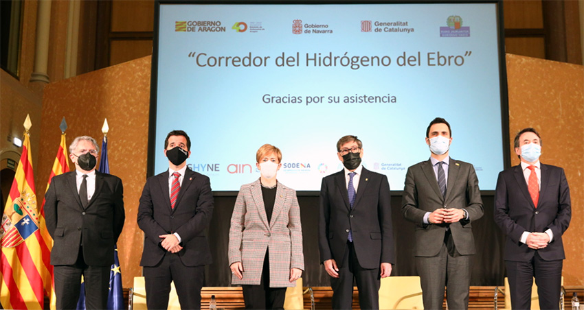 Acto de presentación del Corredor del Hidrógeno del Ebro.