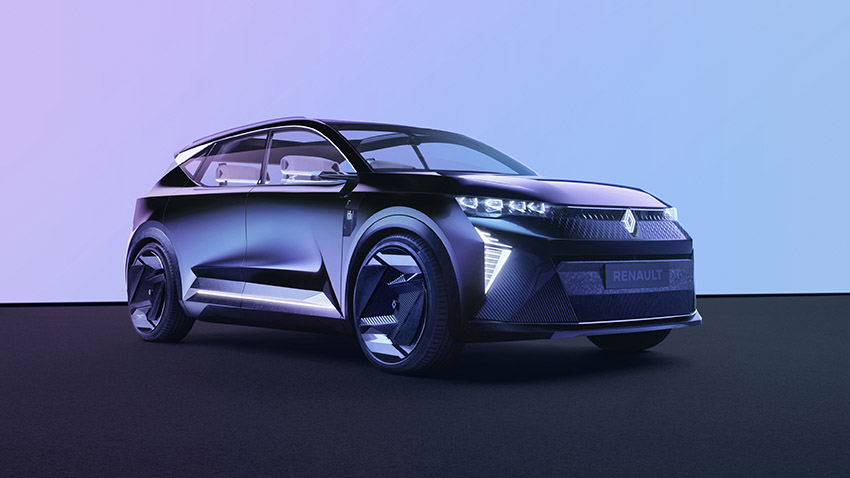 Renault Scénic Vision, un concept car innovador, futurista e híbrido, eléctrico y de hidrógeno