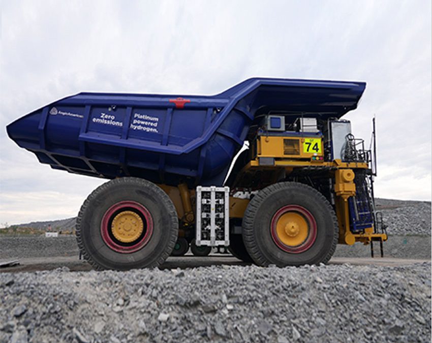 Anglo American presenta nuGen™, el prototipo de camión de extracción para minería de hidrógeno más grande del mundo