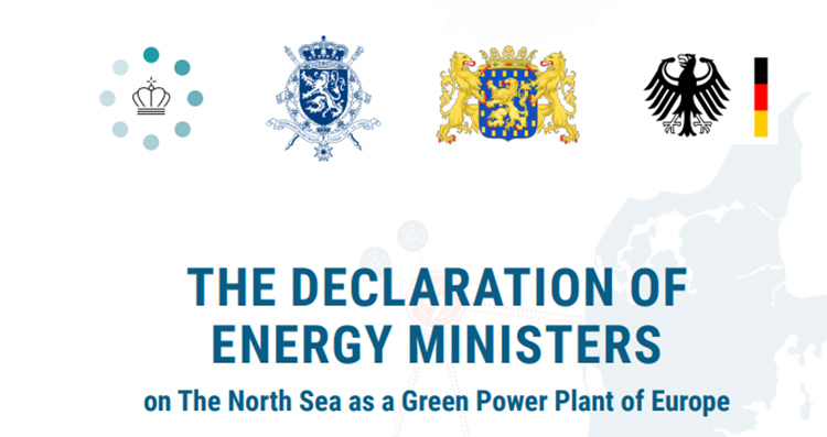 El Mar del Norte: la central verde europea de eólica marina e hidrógeno verde