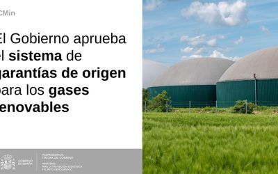 El Gobierno aprueba la creación de un sistema de garantías de origen para gases renovables