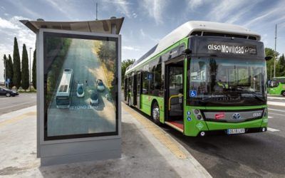 Alsa pone en marcha su primera línea de autobús de hidrógeno, un CaetanoBus H2 City Gold LHD con tecnología Toyota