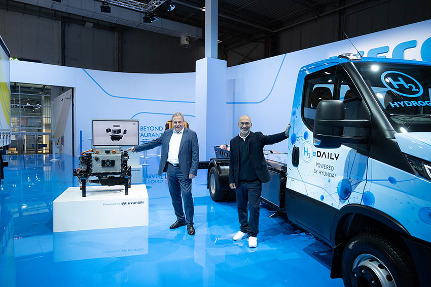 Hyundai e IVECO han presentado la eDAILY FCEV en el IAA de Hannover