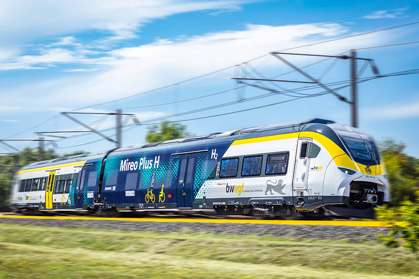 El tren Mireo Plus H de Siemens y Deutsche Bahn realiza su primer trayecto