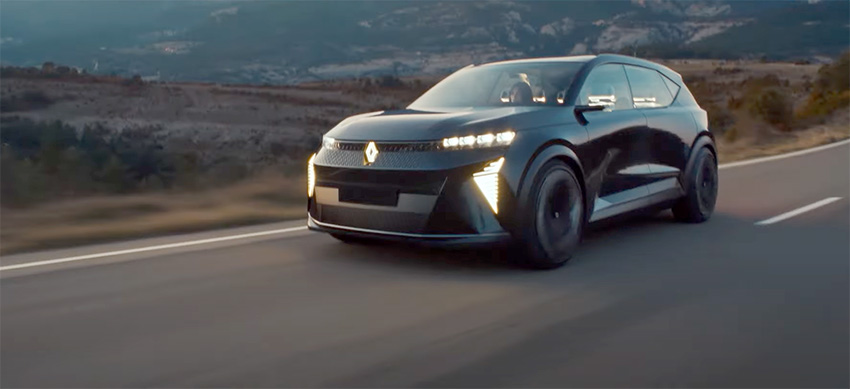 Renault ha presentado en París el nuevo SUV Scénic Vision con autonomía extendida de hidrógeno
