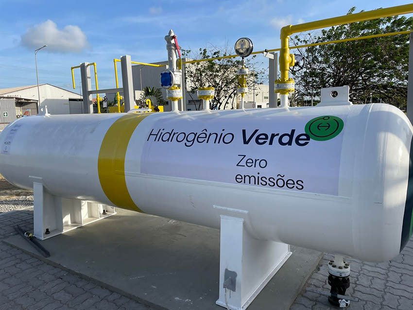 Planta de hidrógeno verde de EDP en Brasil.