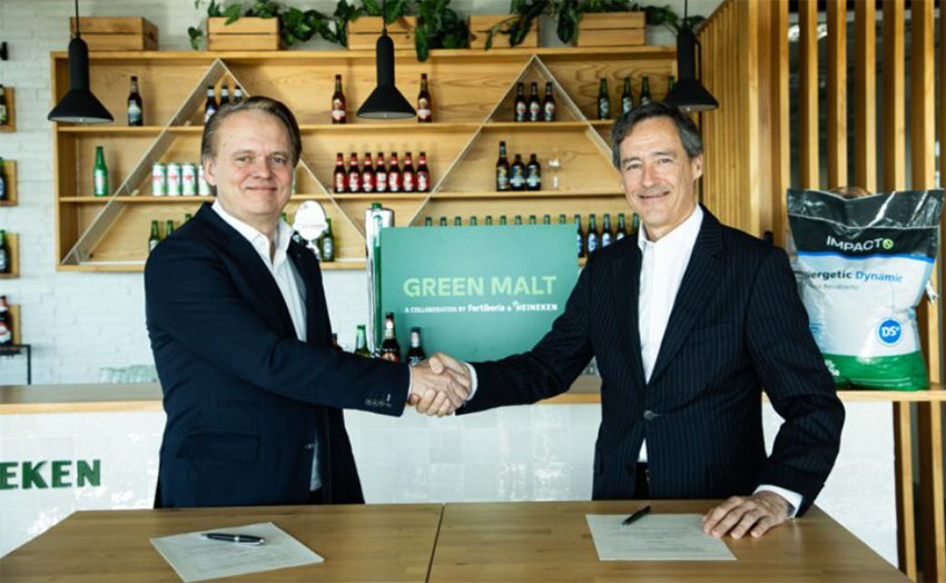 Los CEO de Heineken España y Fertiberia acuerdan la puesta en marcha de Green Malt.