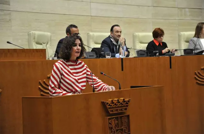 Olga García, consejera para la Transición Ecológica de la Junta de Extremadura.