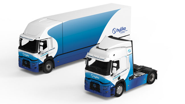 Modelos de camiones de pila de combustible de Hyliko.