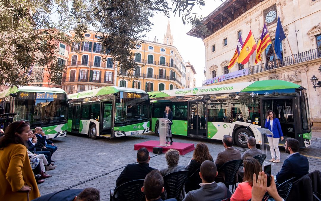 Los nuevos autobuses de hidrógeno que recorrerán las calles de Palma