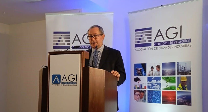 Antonio Moreno, presidente de la AGI, ha pedido la inclusión de Cádiz en el proyecto H2Med.