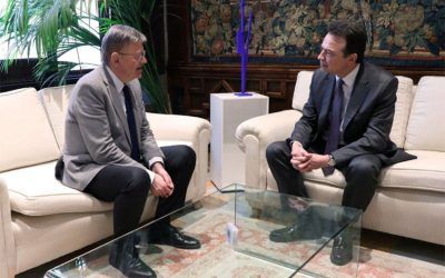 La Comunitat Valenciana y Enagás acuerdan la construcción de 450 km de hidroductos para unir el Eje de Levante al Eje Norte del H2Med