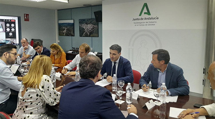 Reunión del grupo de trabajo sobre hidrógeno verde para el impulso de los hubs en Andalucía.
