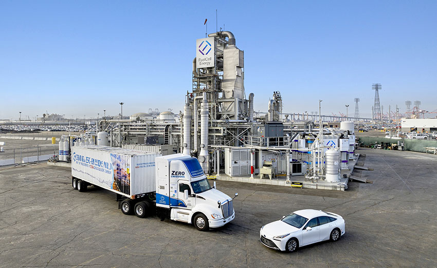Sistema Tri-gen de FuelCell Energy para uso de Toyota en Long Beach.
