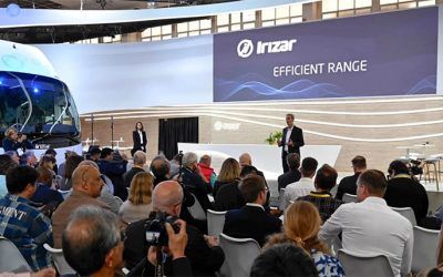 Irizar ha presentado en la feria Bussworld Europe su nuevo i6S Efficente Hydrogen