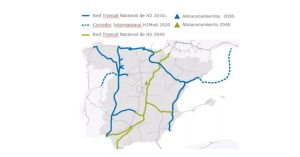 Guitiz-Zamora. Proyecto IPCEI H2Med. Enagás, operador de la red de hidrógeno,