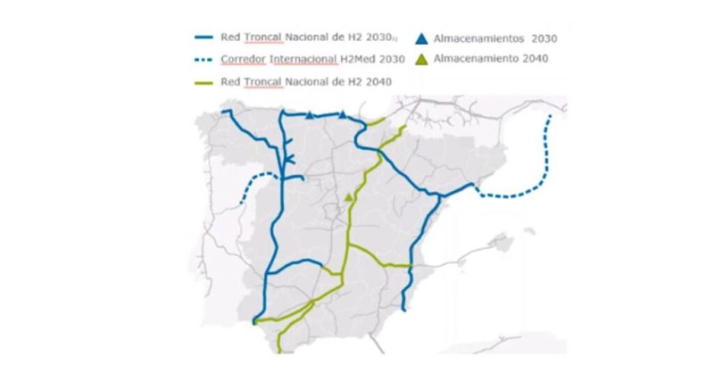 El tramo Guitiriz-Zamora de la red de hidrógeno verde, excluido de las ayudas europeas
