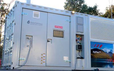 La alternativa de Hitachi Energy a los generadores diésel son los generadores alimentados por hidrógeno HyFlex
