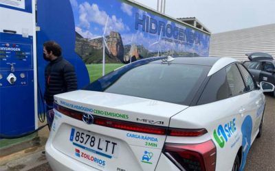 Declarada de Interés Autonómico la primera hidrogenera de uso público de España en El Cisne (Zaragoza)