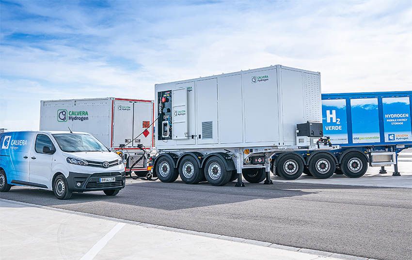 CALVERA H2 20×20, la nueva estación de recarga de hidrógeno portátil de Calvera Hydrogen