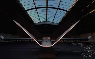 SiriusJet eVTOL, el lujoso avión de hidrógeno que Sirius Aviation y BMW Group Designworks presentan en MOVE