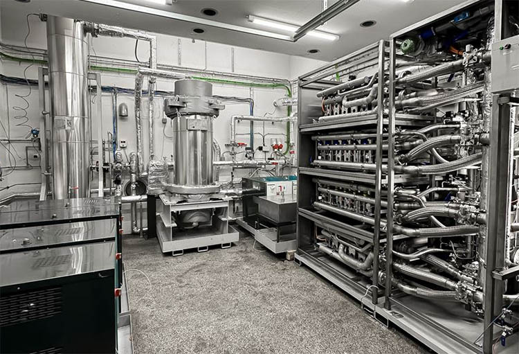 Blue World ha realizado las pruebas del sistema con éxito junto a la fábrica de pilas de combustible de Aalborg.