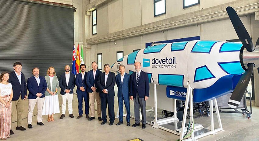 Dovetail pone en marcha en Sevilla el primer prototipo de planta de potencia eléctrica que integra batería y pila de combustible para aviación