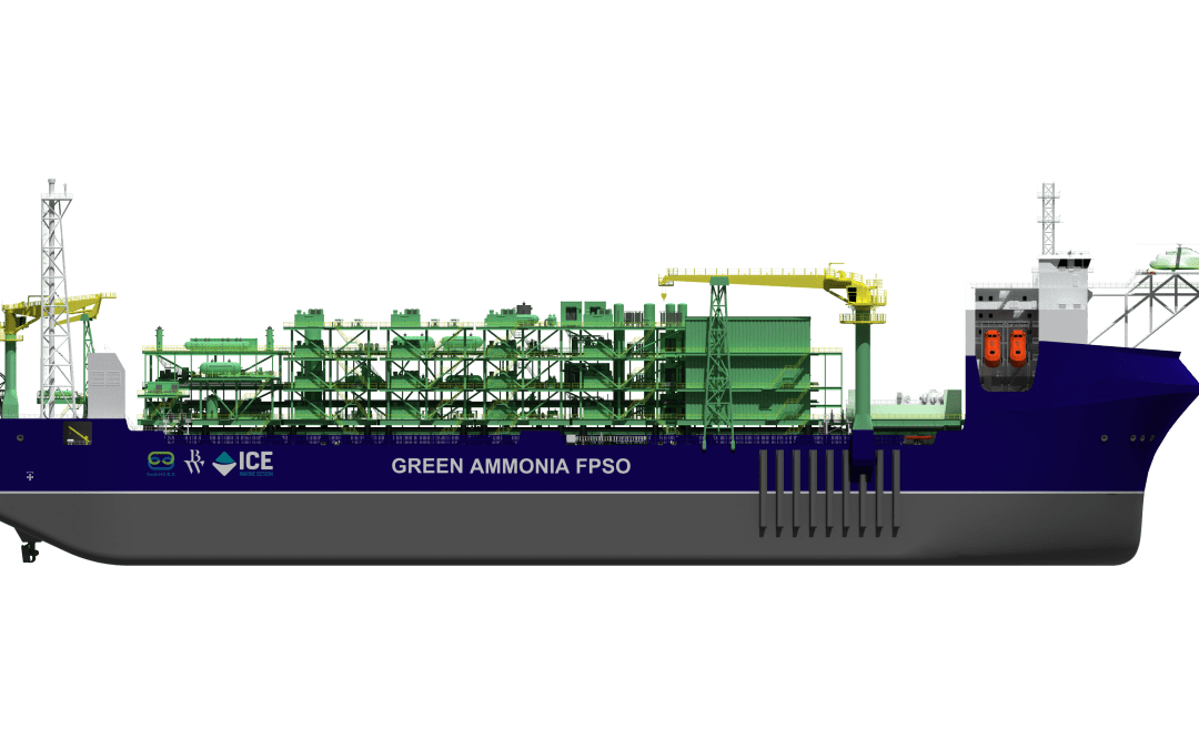 Un buque ubicado en el sur de Europa producirá hidrógeno y amoníaco verde en alta mar