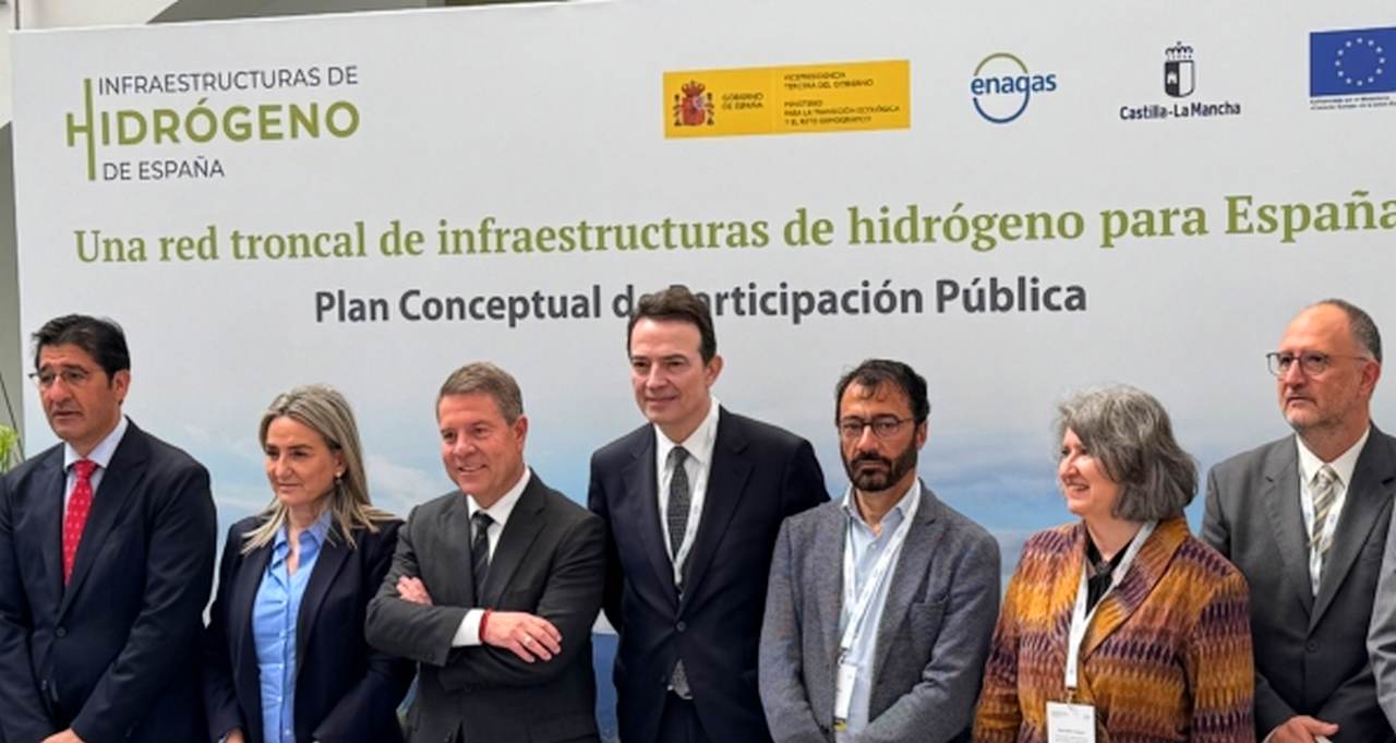 Presentación en Puertollano de la red troncal de hidrógeno