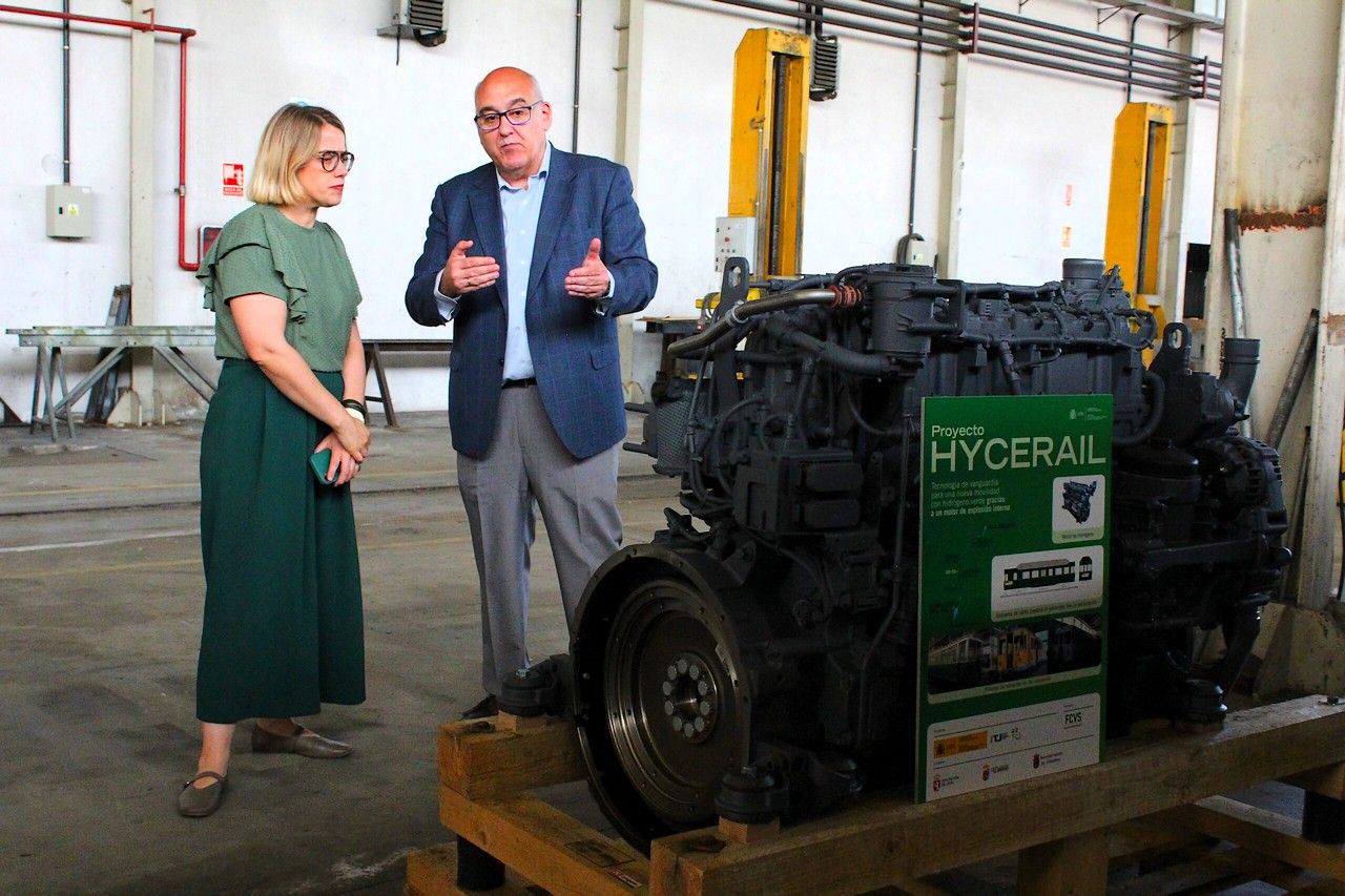 Proyecto Hycerail trenes de hidrógeno en León
