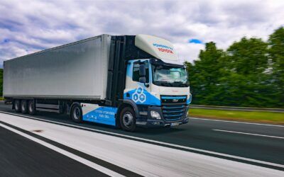 Toyota ya mueve mercancías entre países europeos con camiones de hidrógeno y sin contaminar